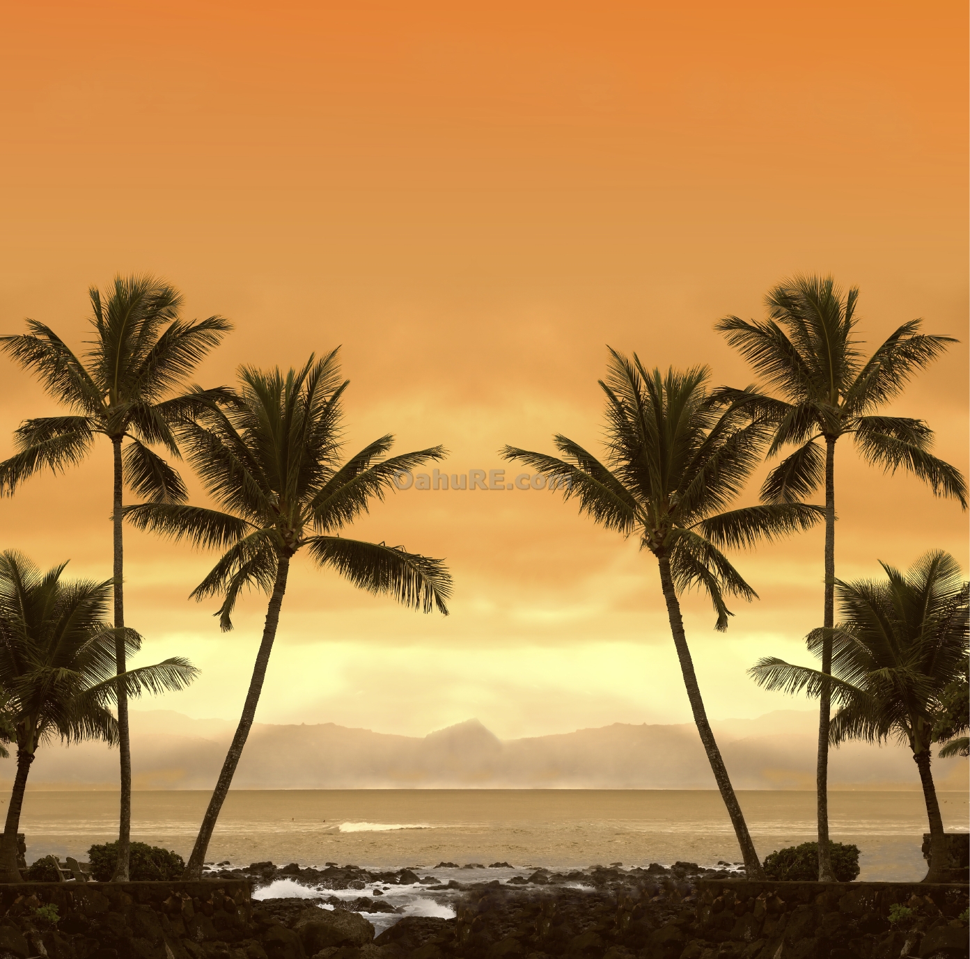 Oahu Beach Sunset