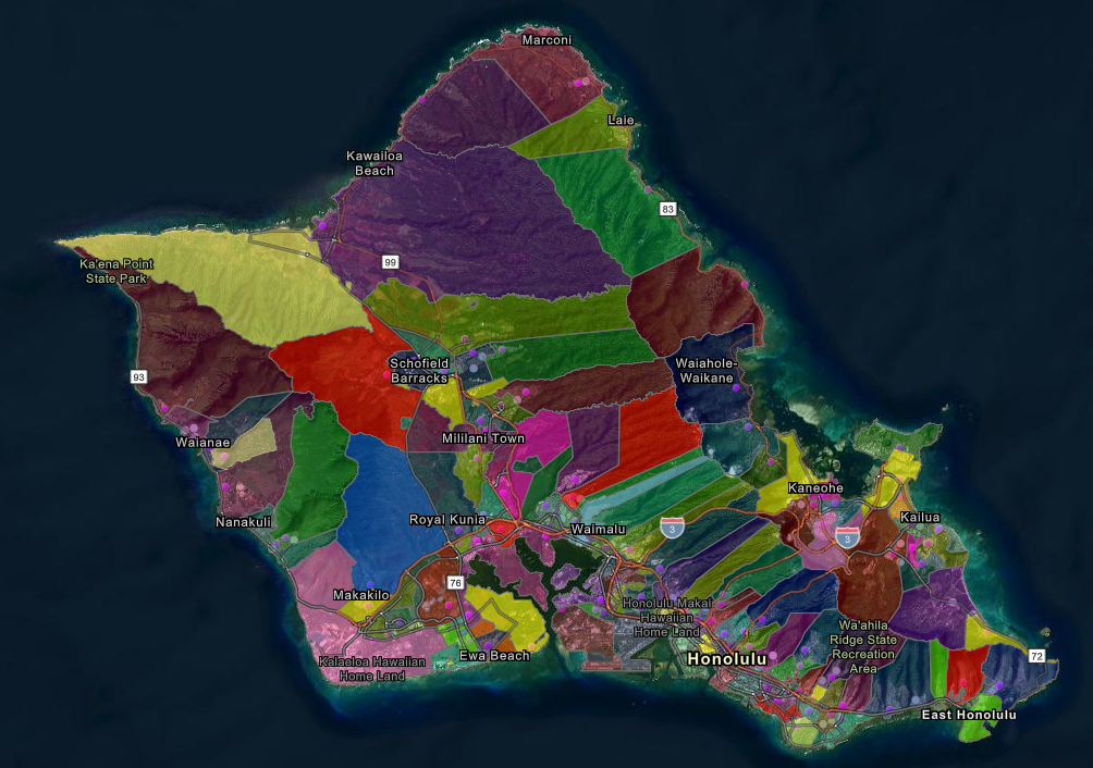 Oahu public school map