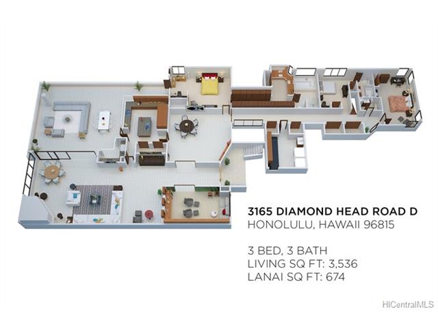 3165 Diamond Head Road Unit 4 3165 Diamond Head Road Unit 4