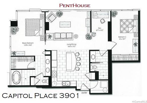 1200 Queen Emma Street  Unit PH 3901
