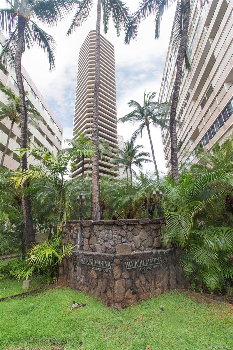 Waikiki Marina Condominium 1700 Ala Moana Boulevard  Unit 1403