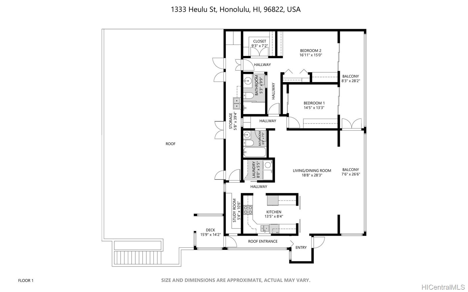 1333 Heulu Street  Unit 1207PH