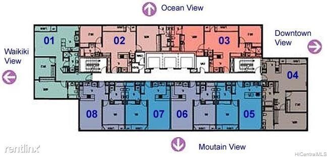 909 Kapiolani Boulevard  Unit 1607