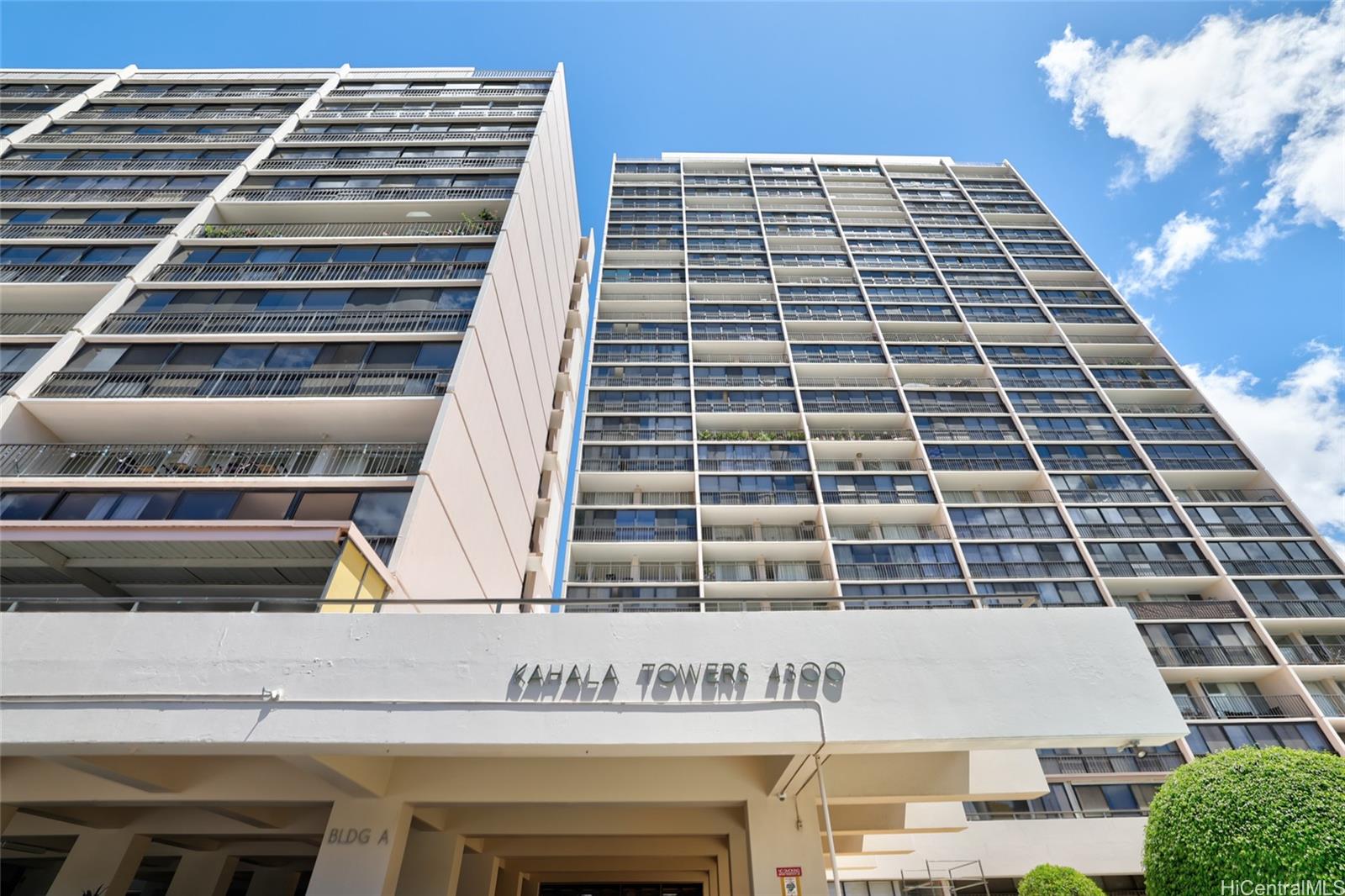 Kahala Towers 4300 Waialae Avenue Unit B404 Honolulu HI 96816 sold on