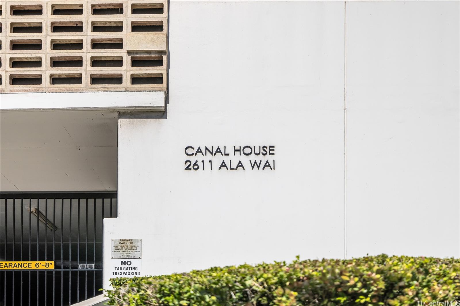 Canal House 2611 Ala Wai Boulevard  Unit 2208