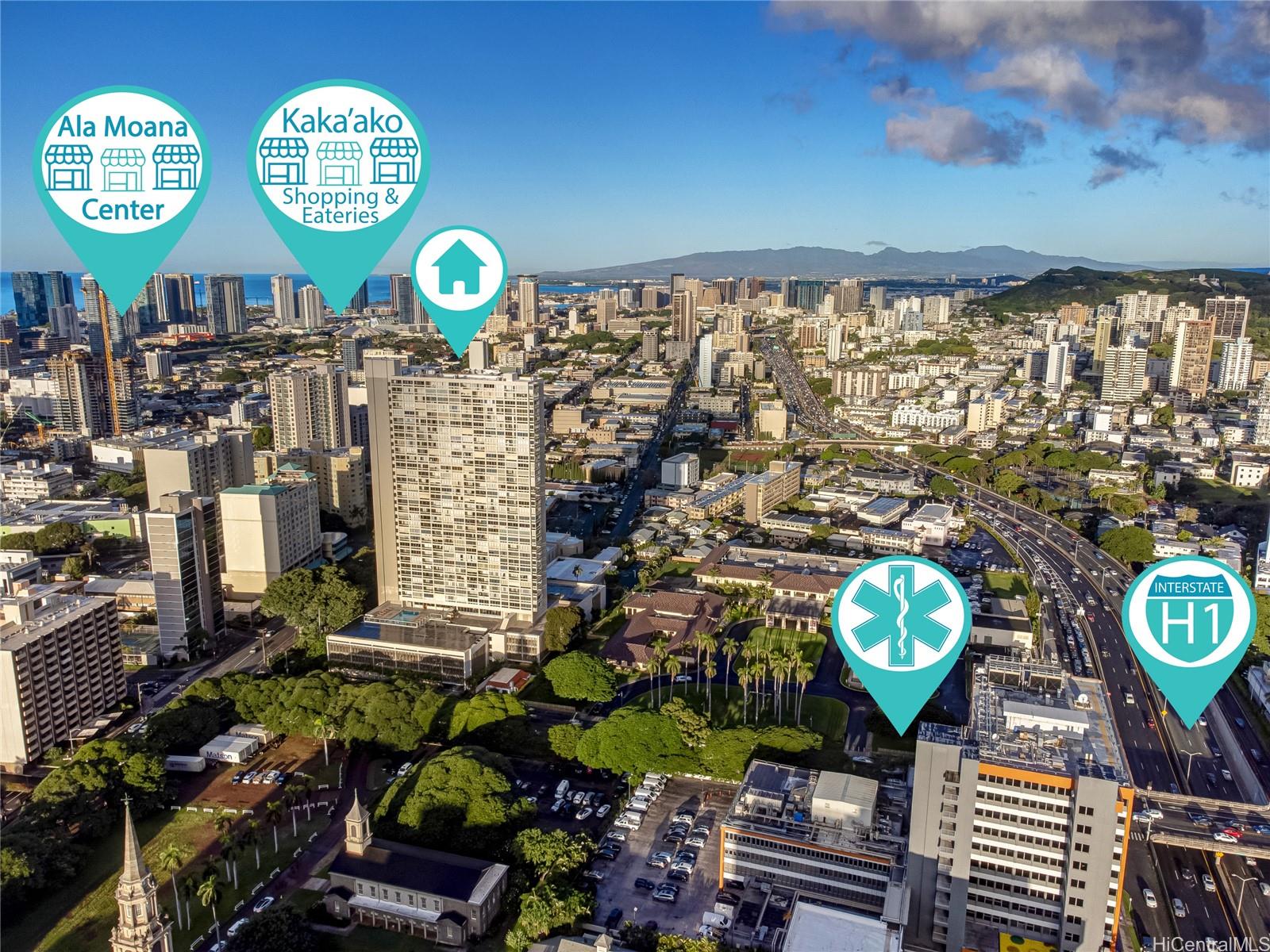 1212 Punahou Street  Unit 2307