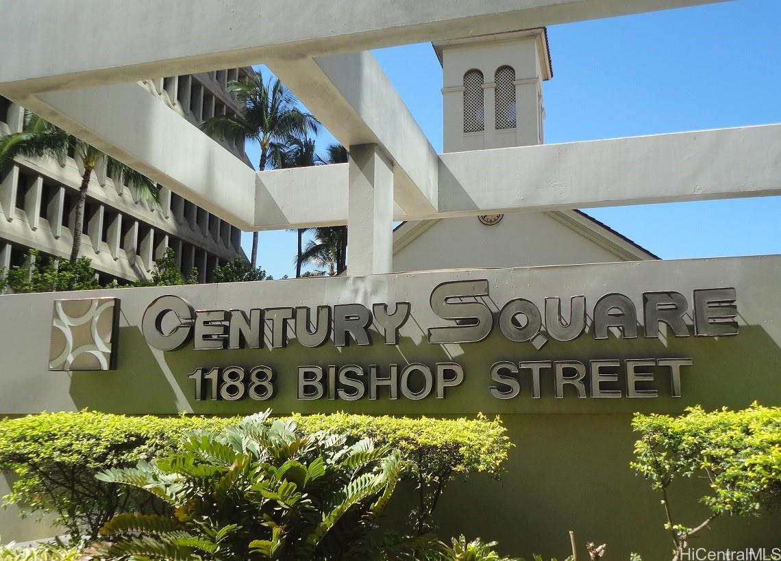 Century Square 1188 Bishop Street  Unit 1612