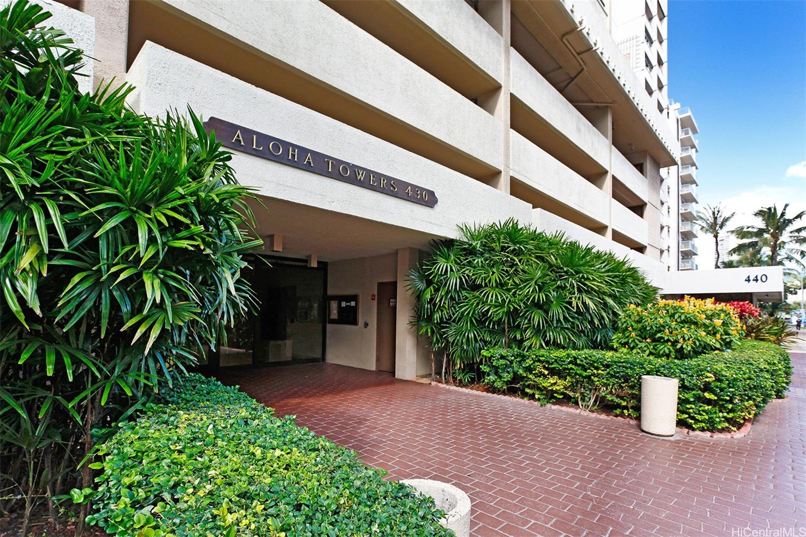 Aloha Towers 430 Lewers Street  Unit 1404