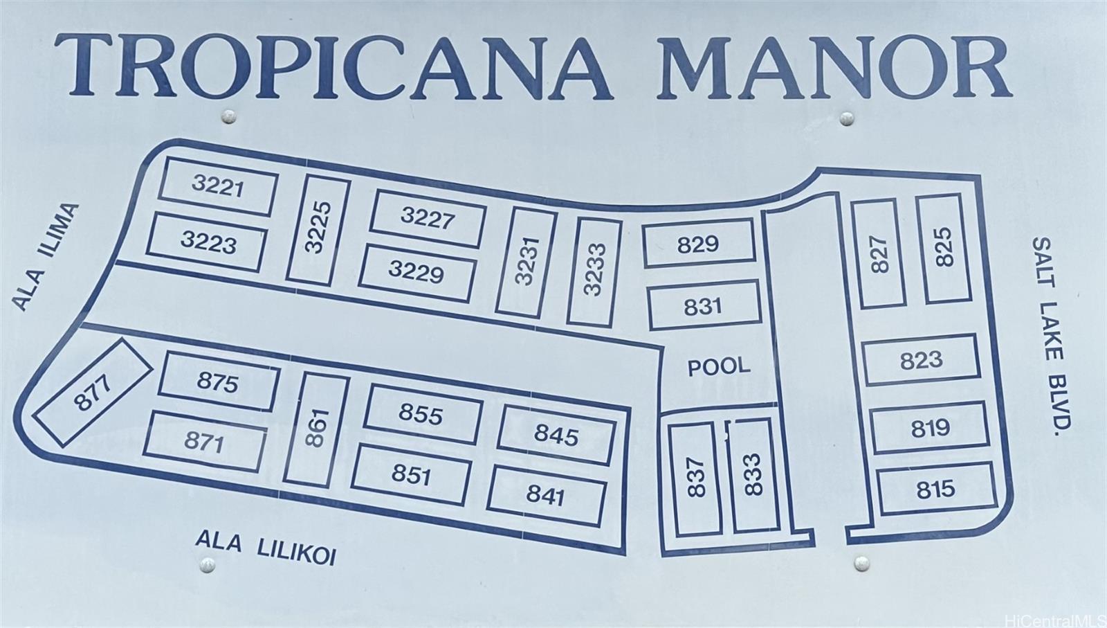 Tropicana Manor-moanalua 833 Ala Lilikoi Street  Unit 833/6
