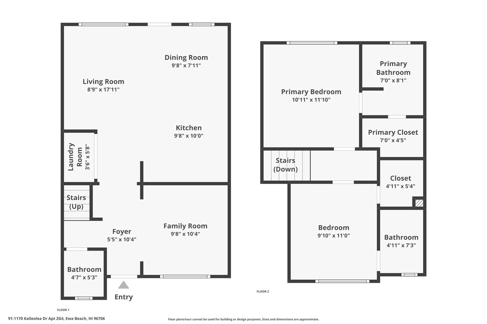 91-1170 Kaileolea Drive Unit 2G4 91-1170 Kaileolea Drive Unit 2G4